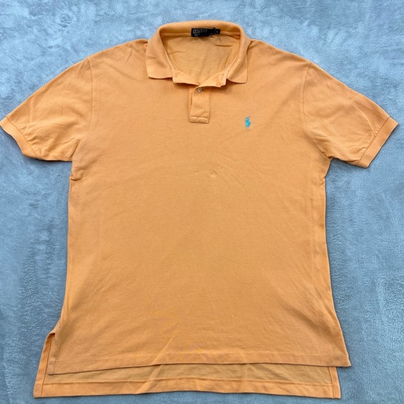 Polo Ralph Lauren Other - Polo‎ Ralph Lauren Embroidered Pony Polo Shirt Size L Orange Mens Classic Preppy